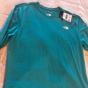 North Face Wander green long sleeve shirt size xl